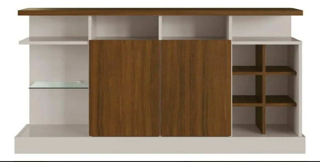 Aparador Buffet 136cm Com Adega Embutida