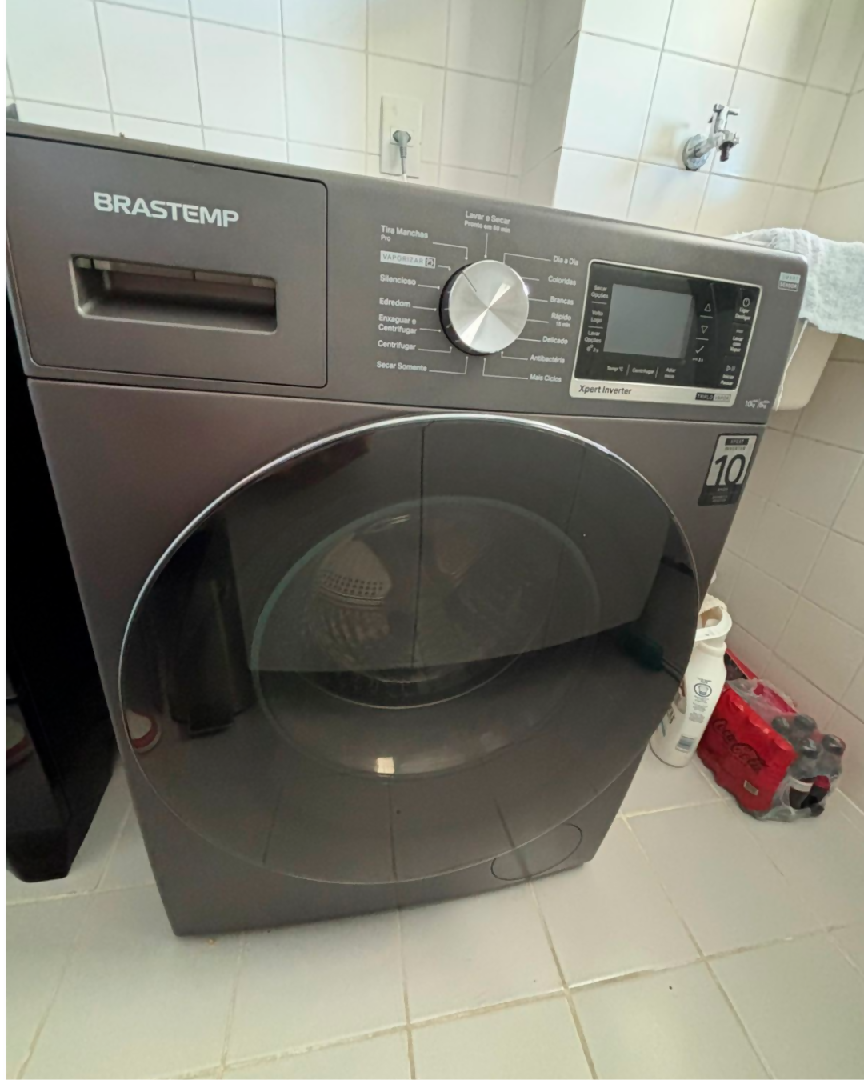 Lavadora e secadora Brastemp