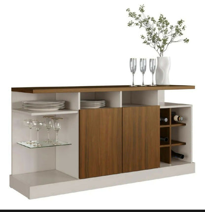 Aparador Buffet 136cm Com Adega Embutida
