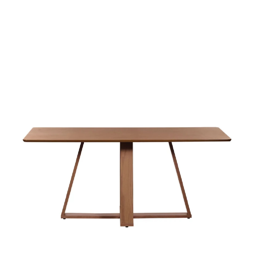 Conjunto de Jantar Mesa Avena 6 Cadeiras Ella - Canella c Off White