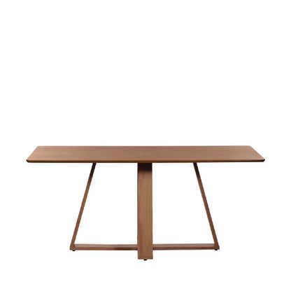 Conjunto de Jantar Mesa Avena 6 Cadeiras Ella - Canella c Off White