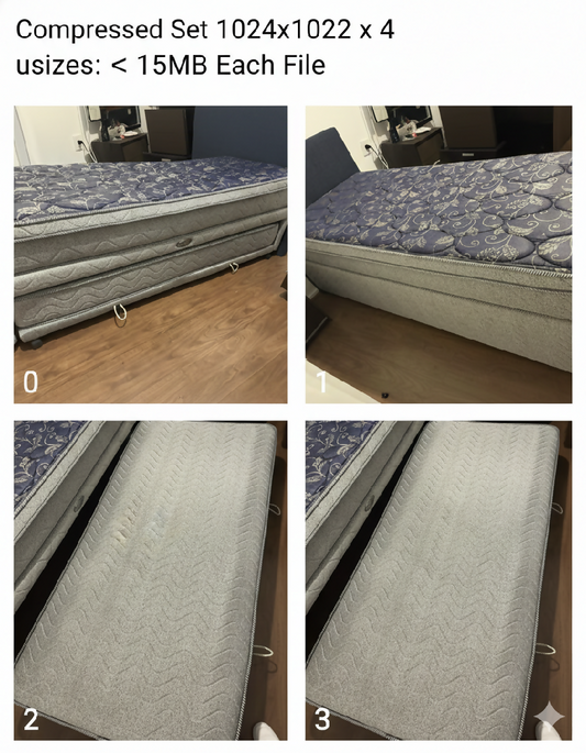 Cama Box + Colchão + cama auxiliar (carricama)