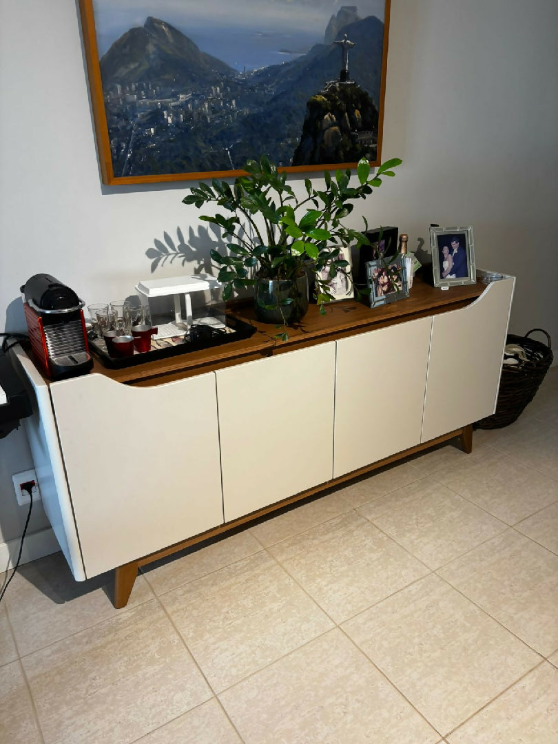 Buffet 4 Portas 2 Prateleiras Pulse