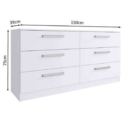 Cômoda Madesa Laura com 6 Gavetas