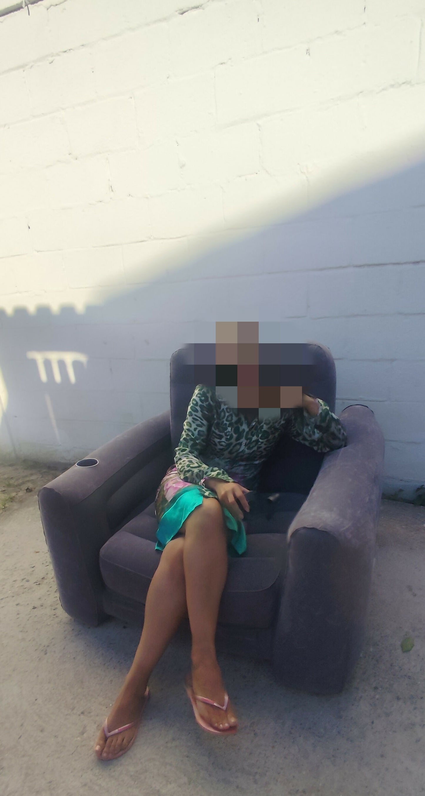 Sofá cama inflável